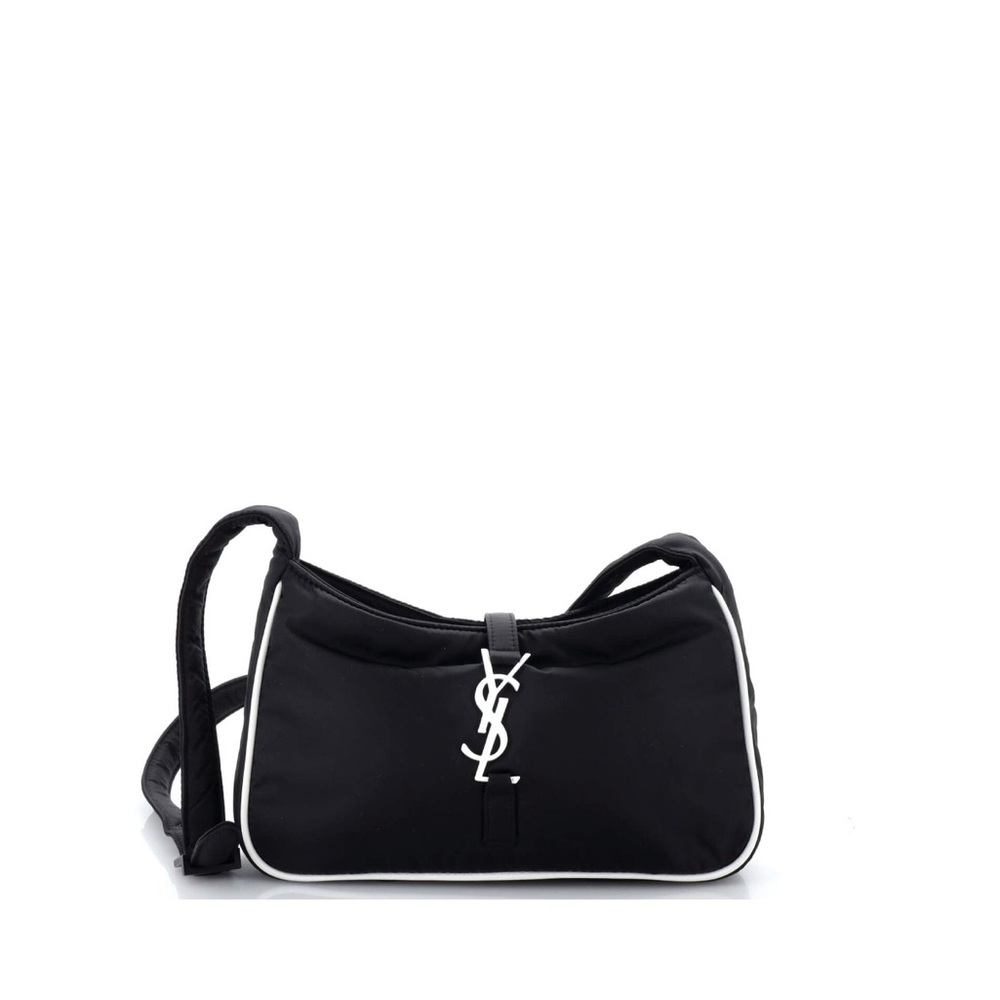 Yves Saint Laurent Black and White Shoulder Bag